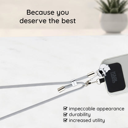 Cordino per Telefono Karl Lagerfeld Ikonik Karl, Universale, Nero