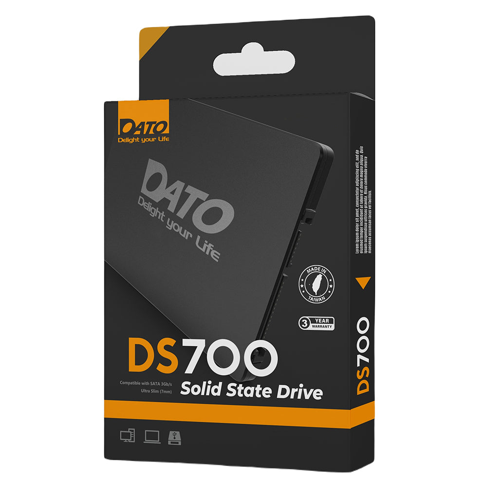 Solid State Drive (SSD) Dato, 2.5 pollici, 4TB, SATA III, Nero DS700SSD-4TB