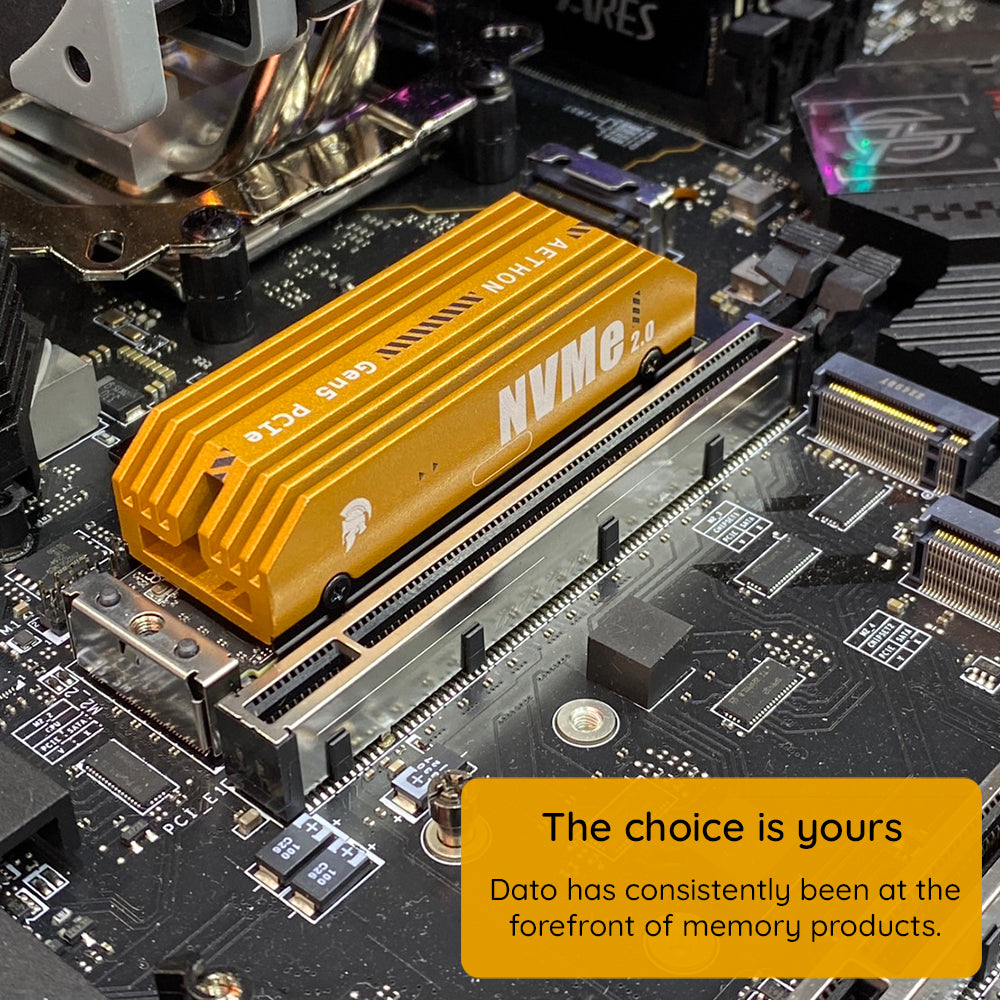 Solid State Drive (SSD) Dato Ares Aethon, NVME M.2, PCIe Gen5x4, 2TB, Nero ARSAT-2TB