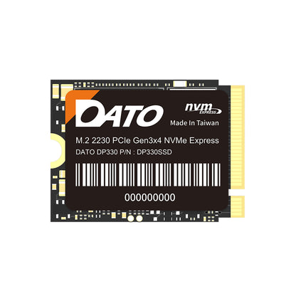 Solid State Drive (SSD) Dato DP330, NVME M.2 2230, PCIE Gen3x4, 2TB, Black DP330SSD-2TB