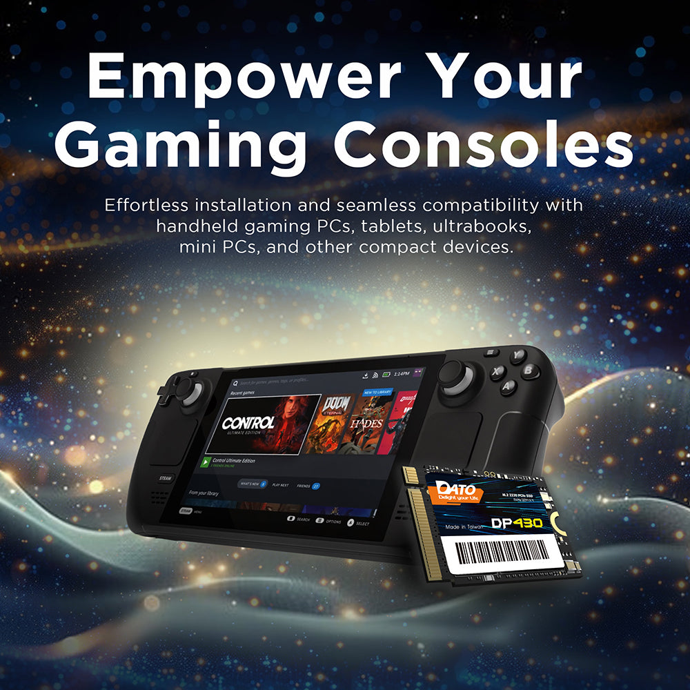 Solid State Drive (SSD) Dato DP430, NVME M.2 2230, PCIE Gen4x4, 1TB, Nero DP430SSD-1TB