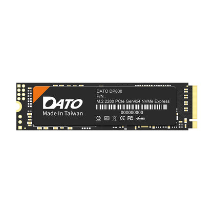 Solid State Drive (SSD) Dato DP800, NVME M.2 2280, PCIe, 512GB, Nero DP800SSD-512GB