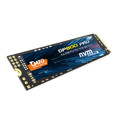 Solid State Drive (SSD) Dato DP800 Pro, NVME M.2 2280, PCIe, 4TB, Nero DP800PSSD-4TB