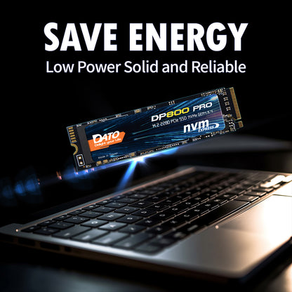 Solid State Drive (SSD) Dato DP800 Pro, NVME M.2 2280, PCIe, 4TB, Nero DP800PSSD-4TB