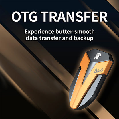 Solid State Drive (SSD Esterno) Dato Ares Amber Shield, 2TB, Nero ARSASE-2TB