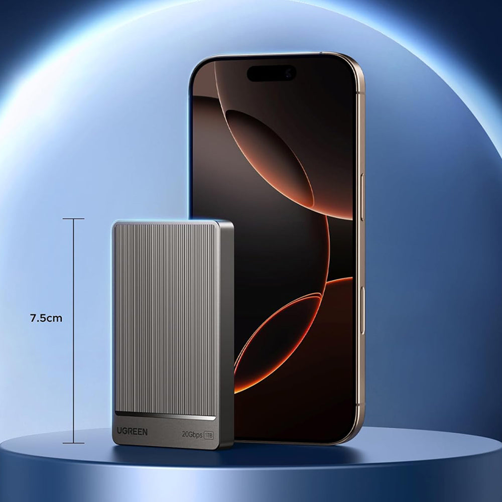 Solid State Drive (SSD Esterno) UGREEN 35270, 1TB, Grigio