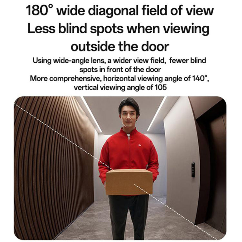 Campanello Yesido KM27, Wi-Fi, 2K, Bianco