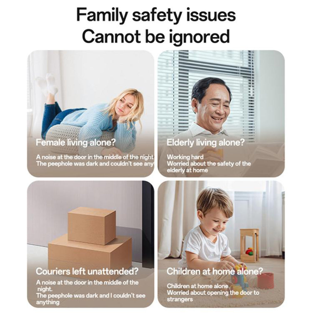 Campanello Yesido KM27, Wi-Fi, 2K, Bianco