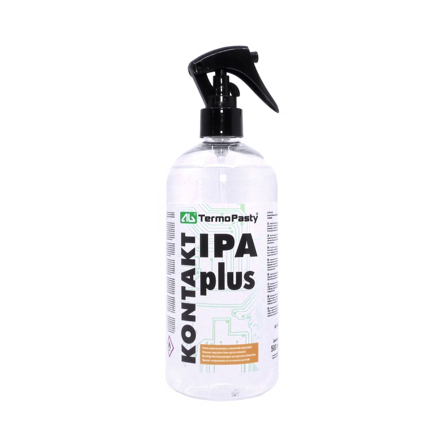 Spray Pulizia Alcool Isopropilico Termopasty IPA Plus, 500ml ART.AGT-252