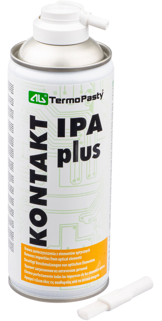 Spray Pulizia Alcool Isopropilico Termopasty Kontakt IPA Plus, 400ml