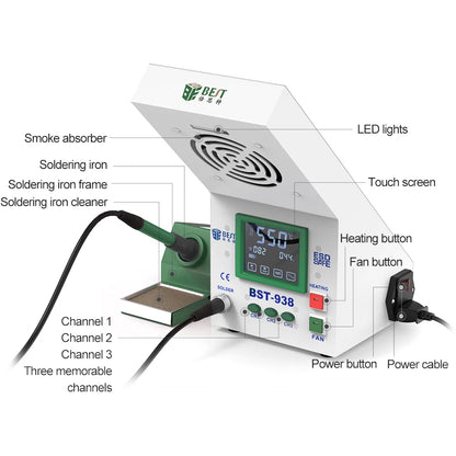 Letcon Best BST-938 Stazione Letcon BST-938, con estrattore di fumo