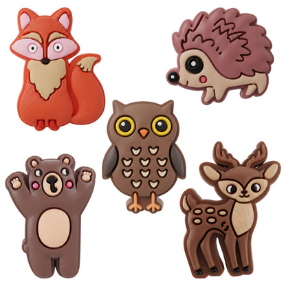 Sticker 3D OEM Forest per Custodia Telefono / Tablet, Set 5 pezzi, Multicolore