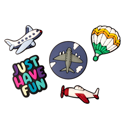Sticker 3D OEM Travel per Custodia Telefono / Tablet, Set da 5 pezzi, Multicolore