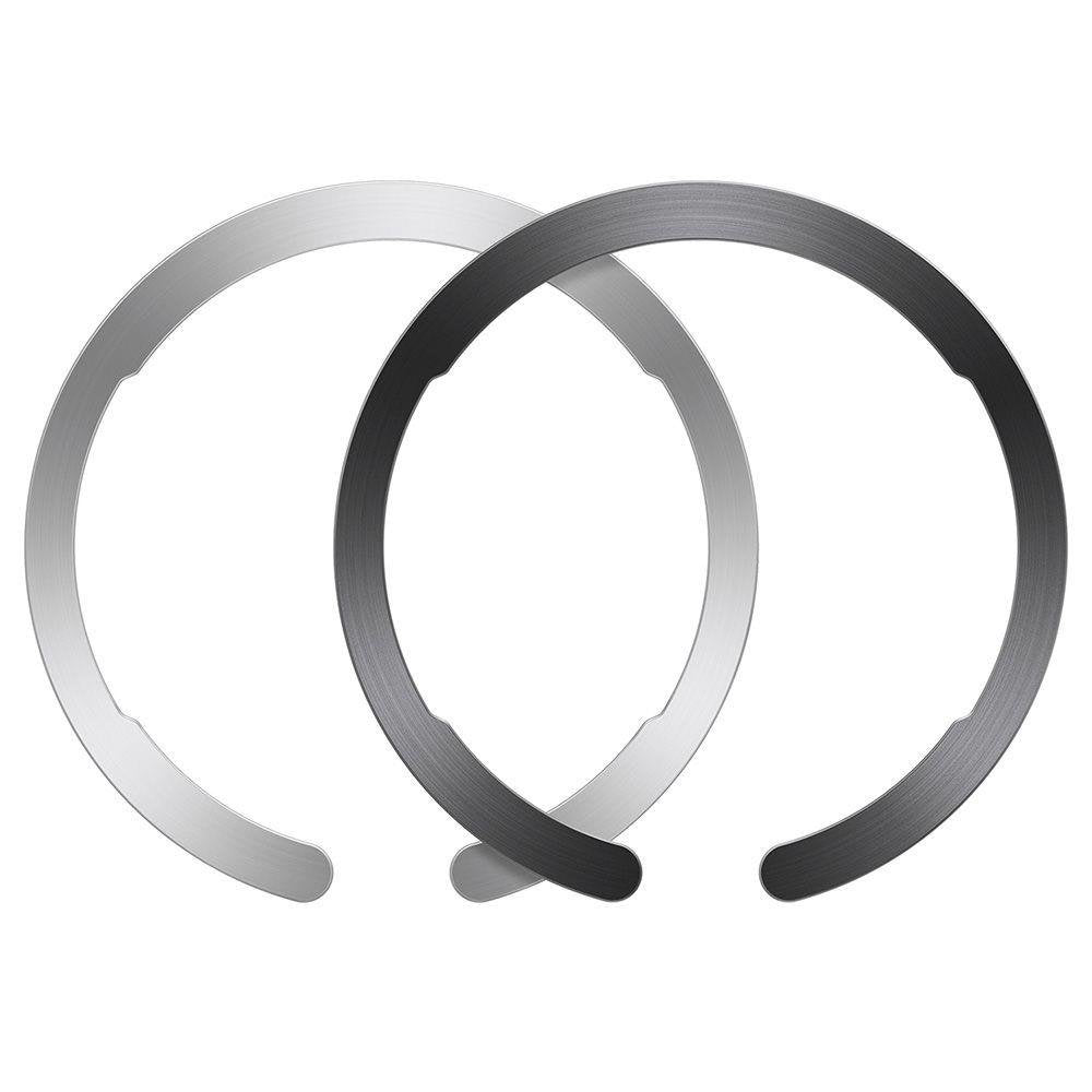 Adesivo Metallico ESR HaloLock, Set 2 pezzi, Nero Argento