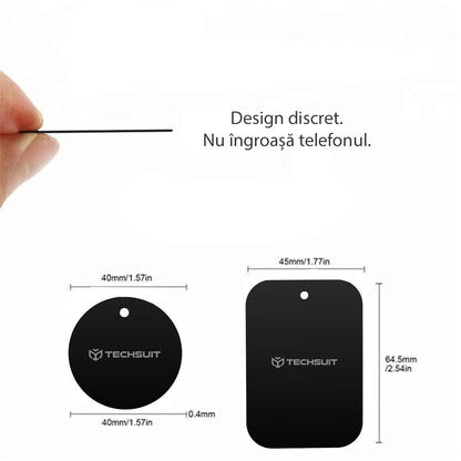 Adesivo Metallico Techsuit MP03 2in1, Nero