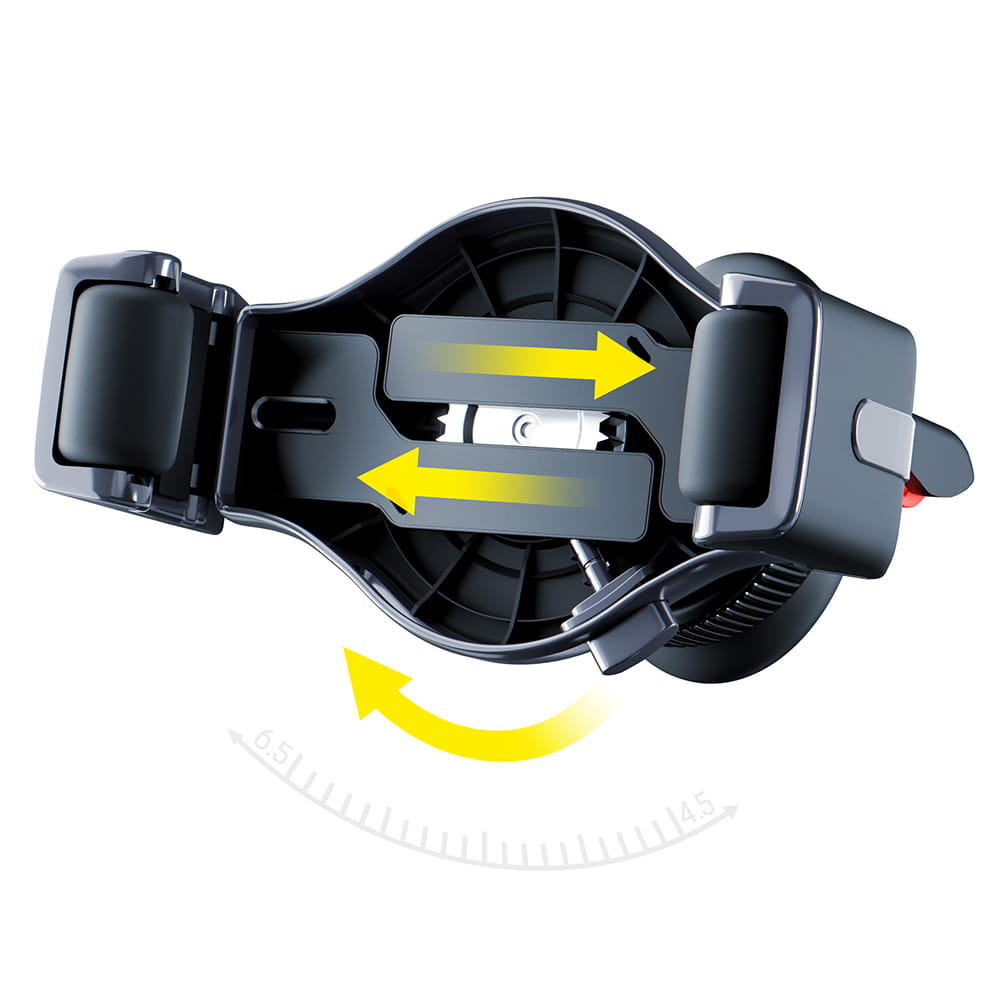 Supporto Auto 3MK Memo Hug, 4.5inch - 6.7inch, Nero