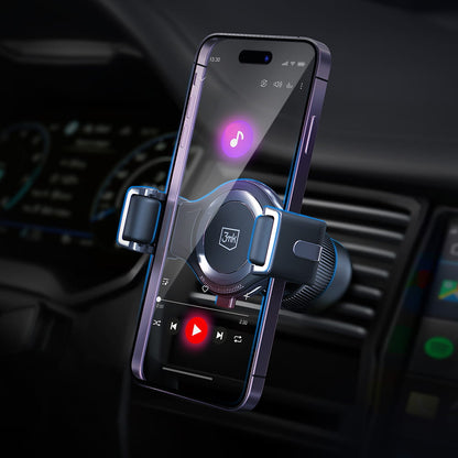Supporto Auto 3MK Memo Hug, 4.5inch - 6.7inch, Nero