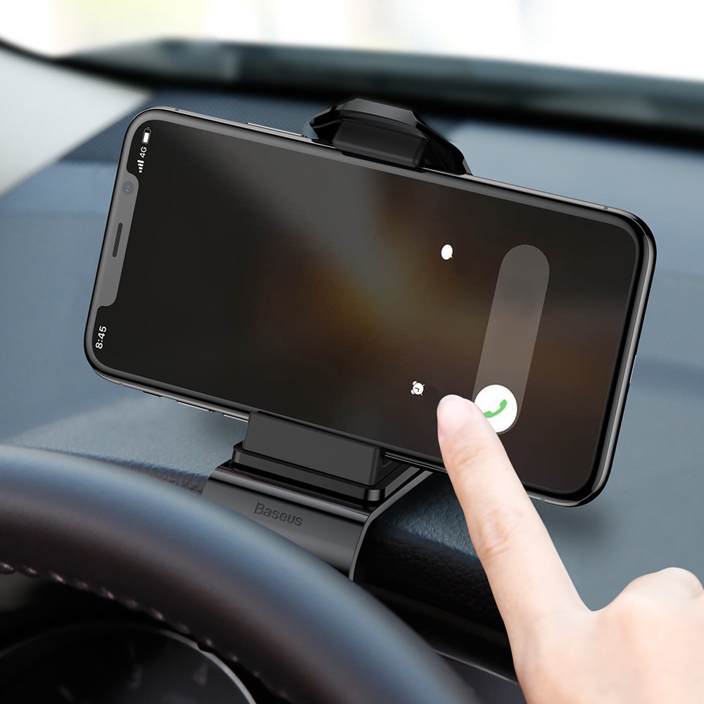 Supporto Auto Baseus Mouth, 3.5inch - 7inch, Nero SUDZ-01