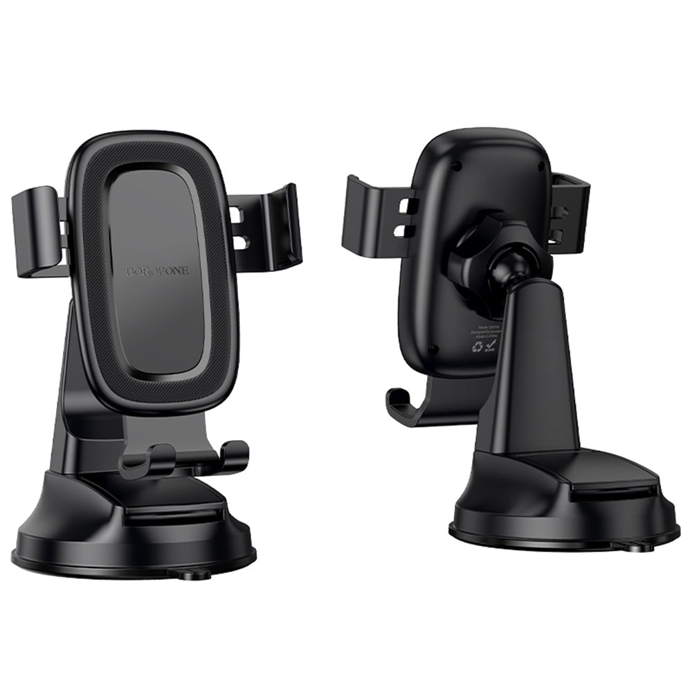 Borofone BH130 Follower Gravity Car Holder, 6.1inch - 7inch, Black