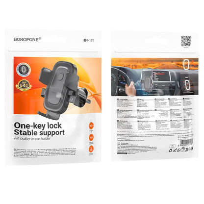 Supporto Auto Borofone BH131 Follower, 4,5 pollici - 7 pollici, Nero