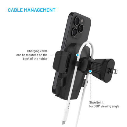 Supporto Auto Fixed Iconiq Lock, Universale, Nero