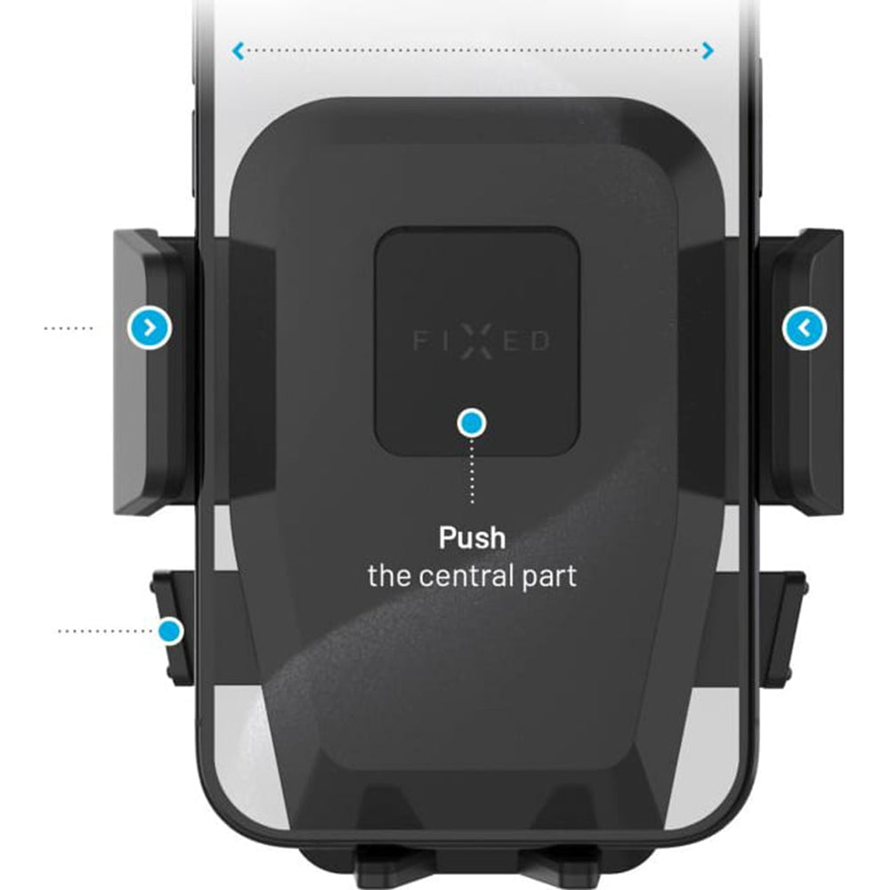 Supporto Auto Fixed Iconiq Mirror, Universale, Nero