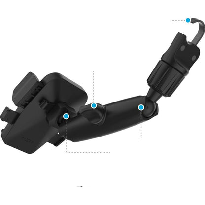 Supporto Auto Fixed Iconiq Mirror, Universale, Nero