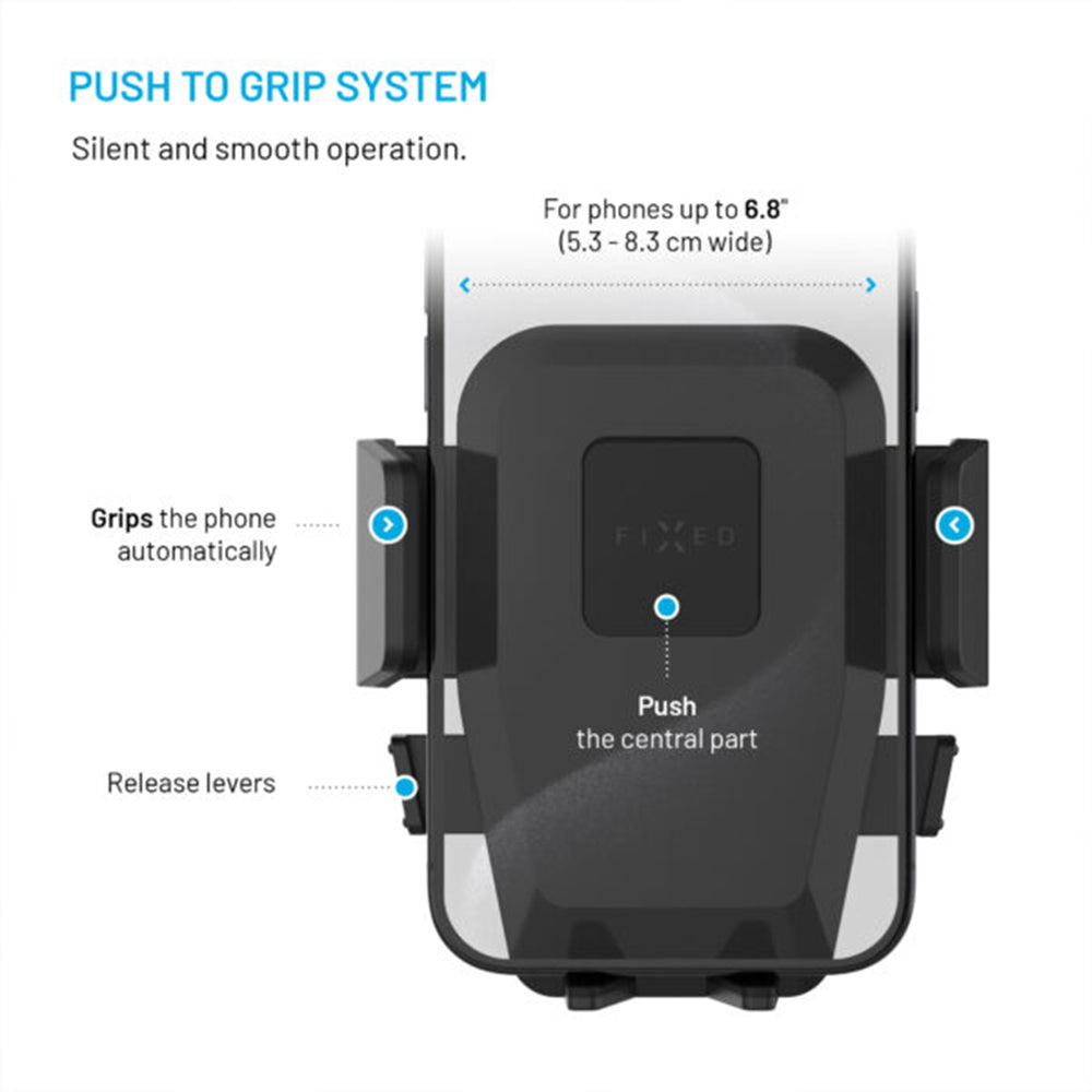 Supporto Auto Fixed Iconiq Vent, Universale, Nero