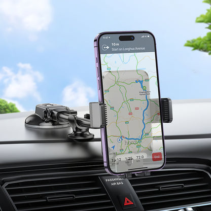 Supporto Auto HOCO H27, 4.7inch - 7inch, Nero