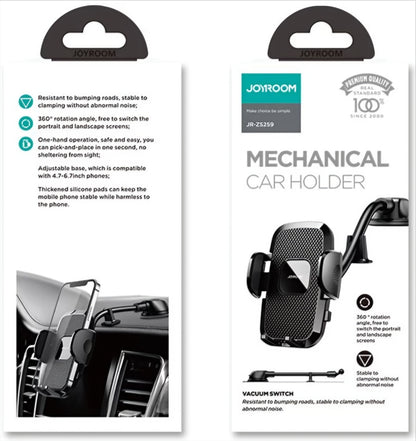 Supporto Auto Joyroom JR-ZS259 Dash, 4.7inch - 6.9inch, Nero