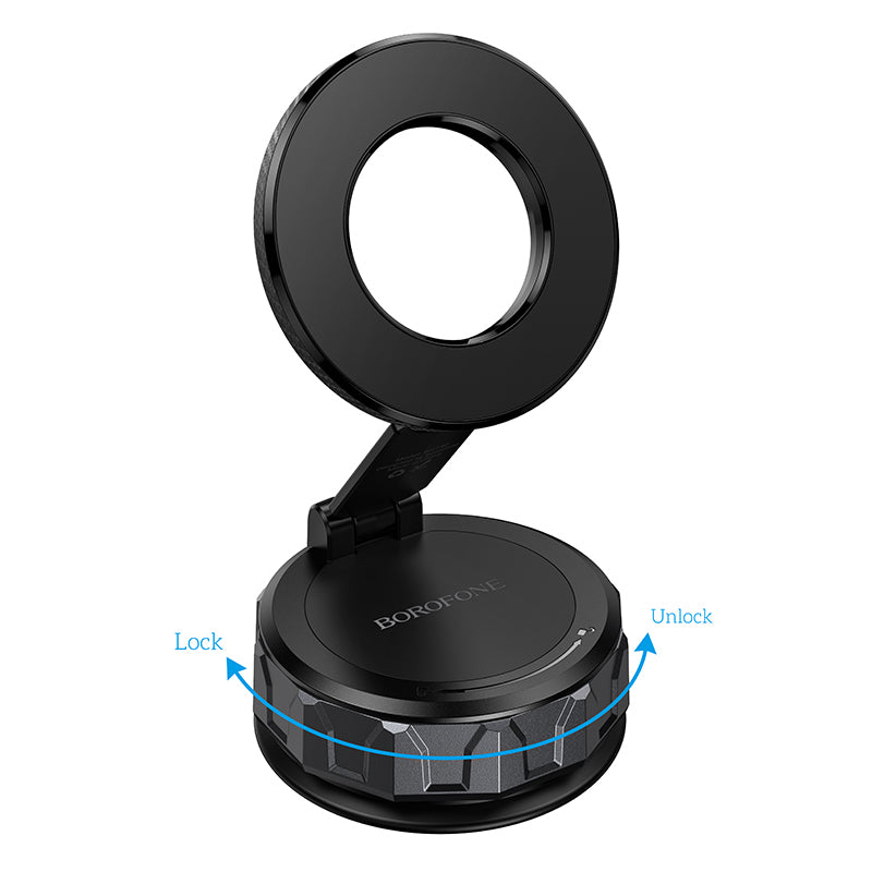 Supporto Auto Magnetico Borofone BH140 Gloria, 4.5 pollici - 7 pollici, Nero