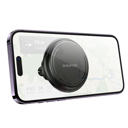 Supporto Auto Magnetico Borofone BH135 Parker, Universale, Nero