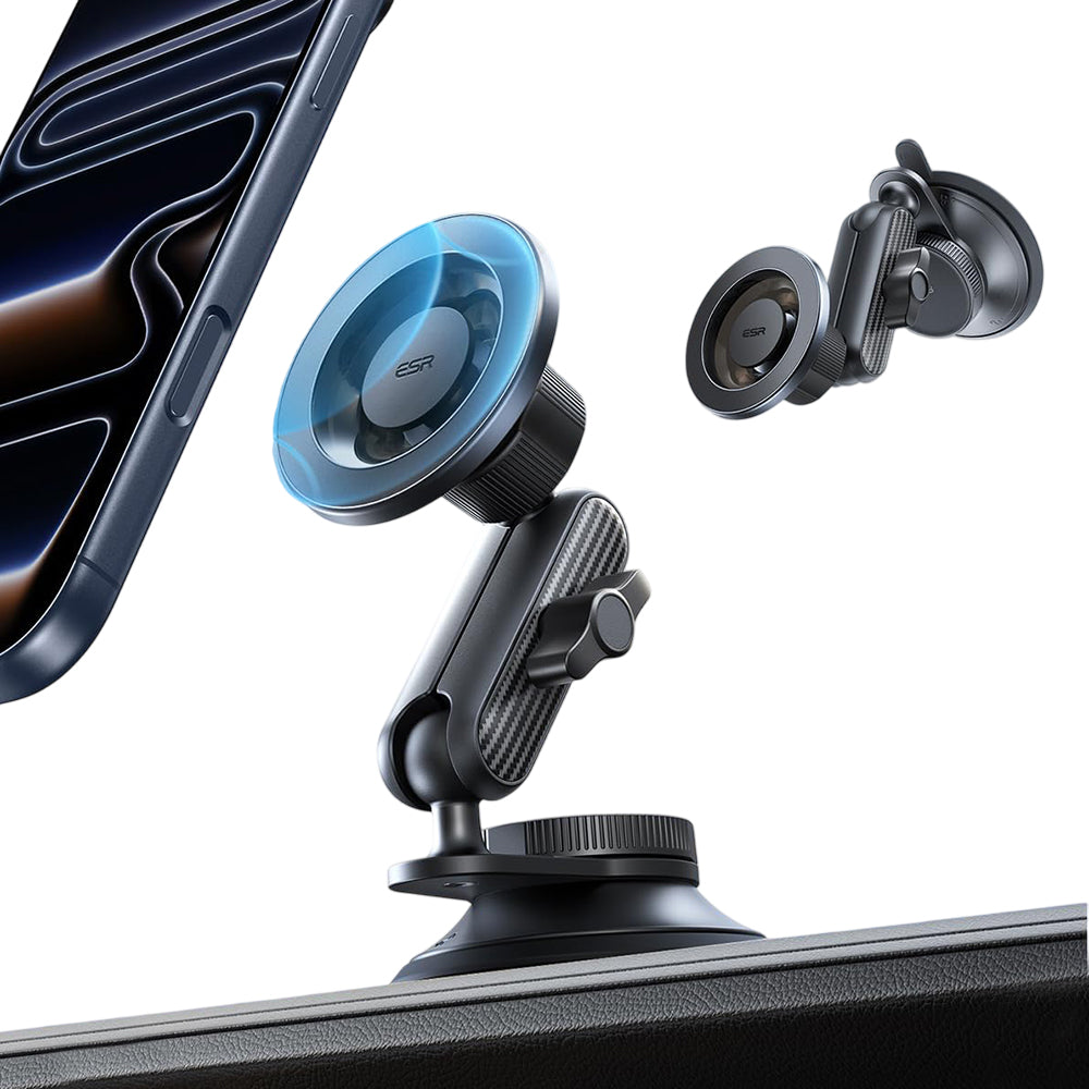 Supporto Auto Magnetico ESR OmniLock Dash, Universale, Nero
