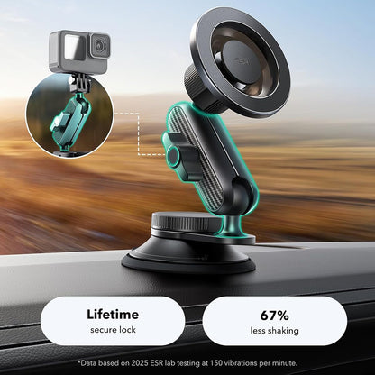 Supporto Auto Magnetico ESR OmniLock Dash, Universale, Nero
