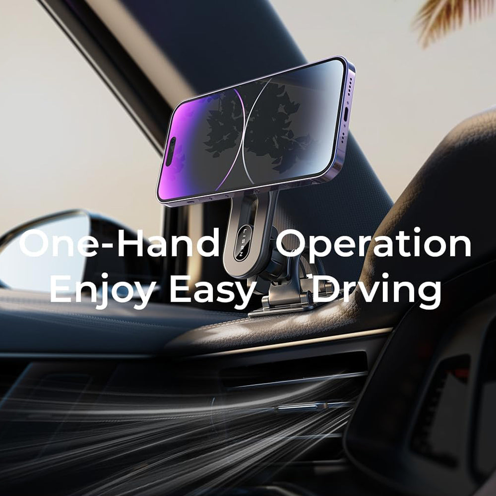 Lisen Magnetic Car Holder, Universal, Black YL0224050011