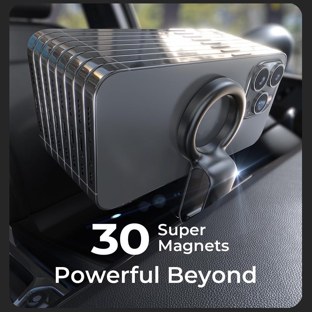 Lisen Magnetic Car Holder, Universal, Black YL0224050012