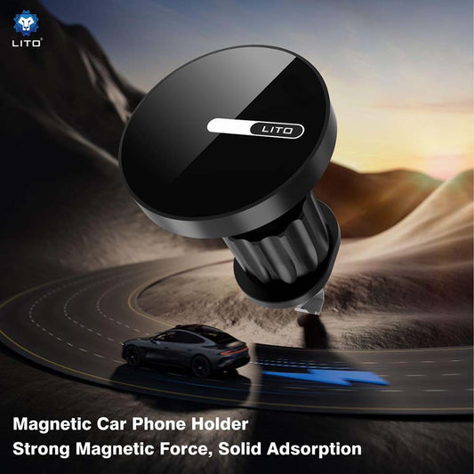 Supporto Auto Magnetico Lito LT-W05, Universale, Nero