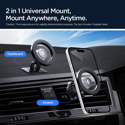 Supporto Auto Magnetico Spigen MFT13, Universale, Argento ACP08314
