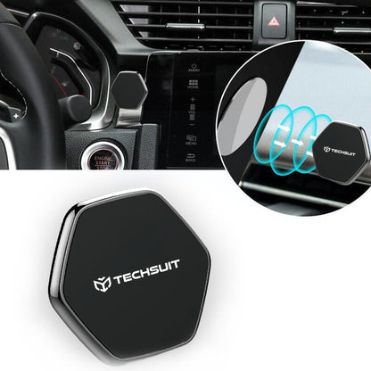 Supporto Auto Magnetico Techsuit HOLD210-C, Universale, Nero