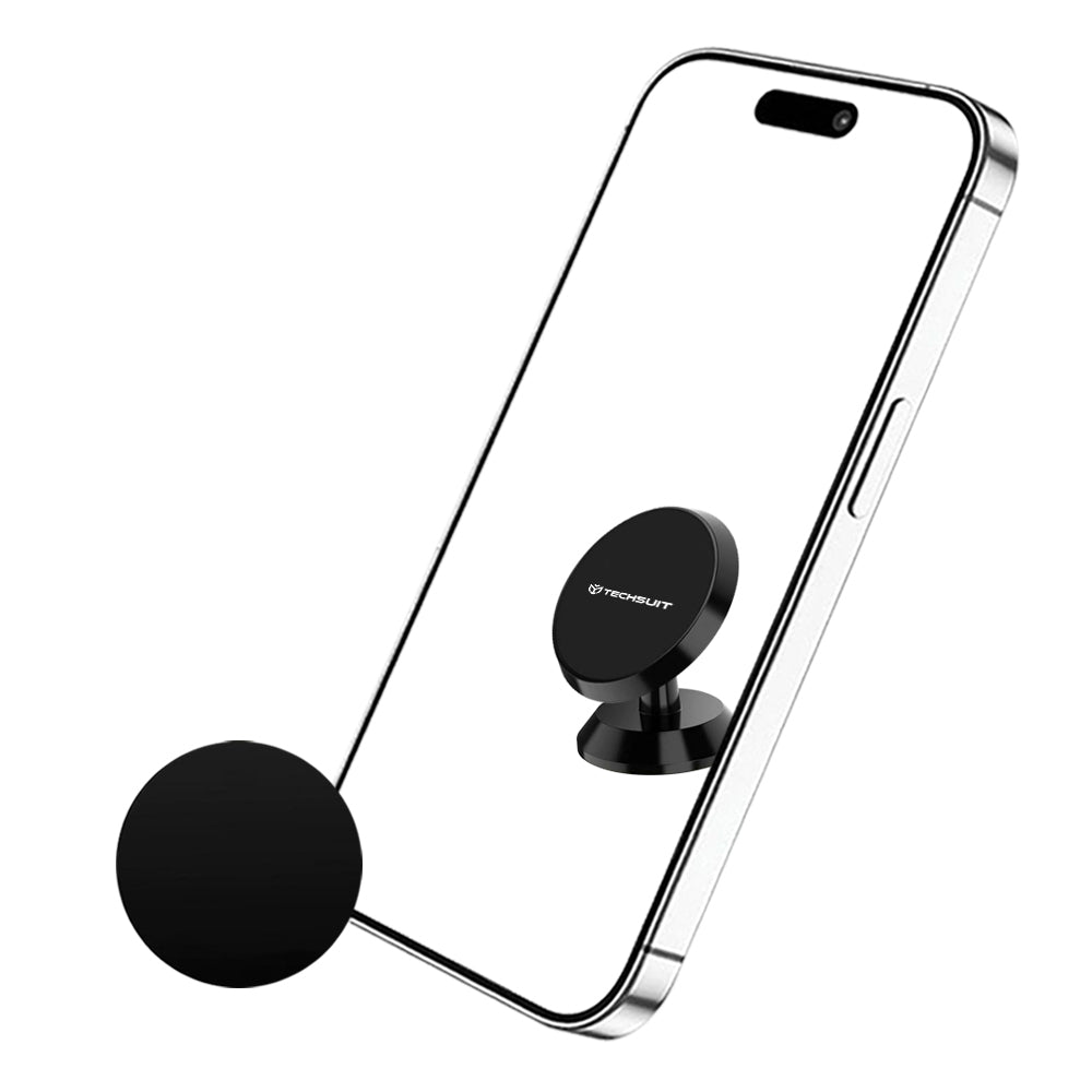 Techsuit S10 Magnetic Car Holder, Universal, Black