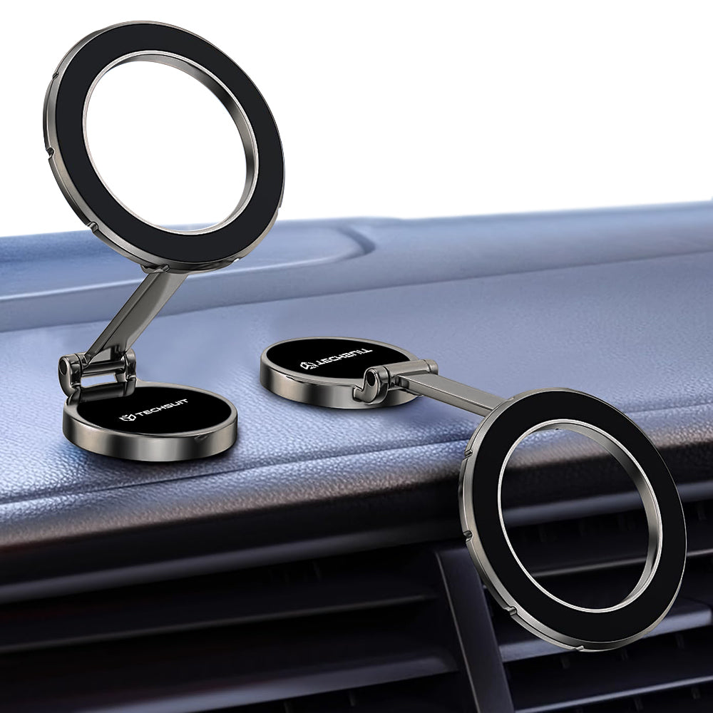 Supporto Auto Magnetico Techsuit S13, Universale, Grigio