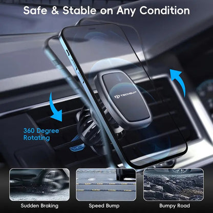 Supporto Auto Magnetico Techsuit S2, Universale, Nero