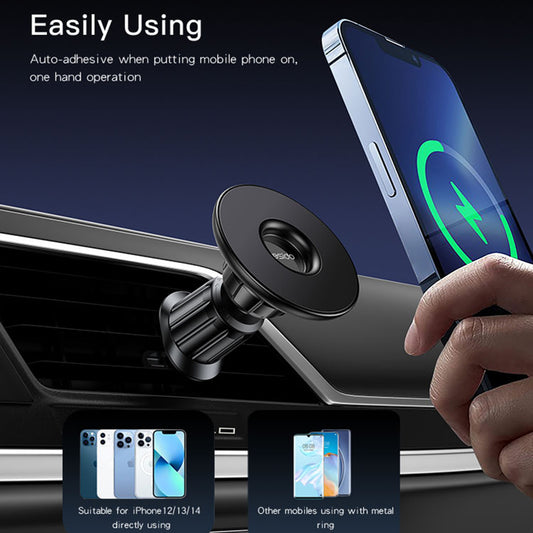 Supporto Auto Magnetico Yesido C156, Universale, Nero