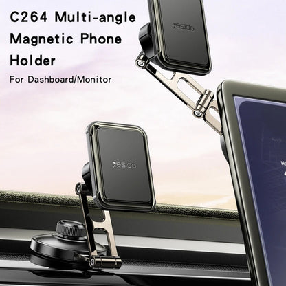 Supporto Auto Magnetico Yesido C264, Universale, Nero