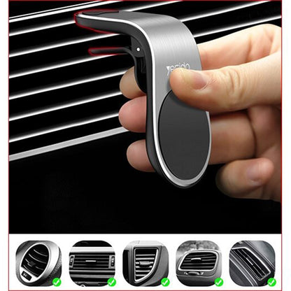 Supporto Auto Magnetico Yesido C64, Universale, Nero