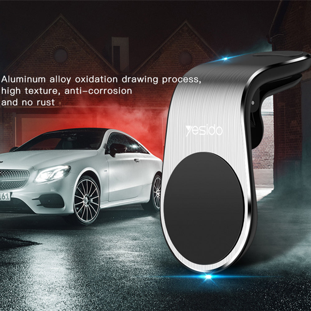 Supporto Auto Magnetico Yesido C64, Universale, Nero