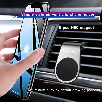 Supporto Auto Magnetico Yesido C64, Universale, Nero