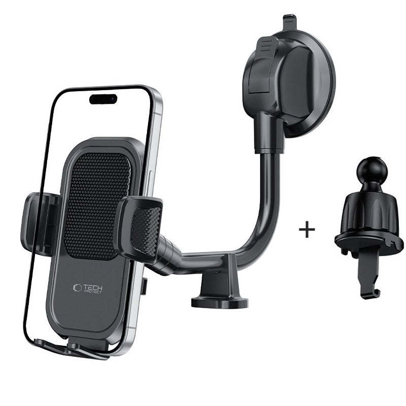 Supporto Auto Tech-Protect V8-2 2in1, Universale, Nero