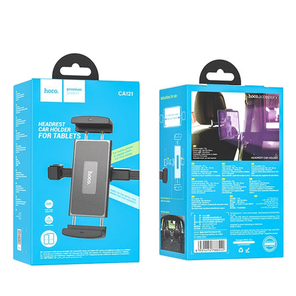 Supporto Auto Poggiatesta HOCO CA121 per Telefono / Tablet, 4.7inch - 10.5inch, Nero