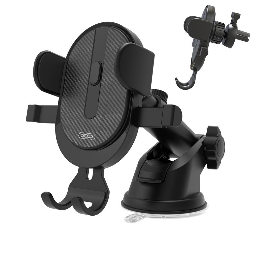 Supporto Auto XO Design C60 2in1, 4inch - 6inch, Nero